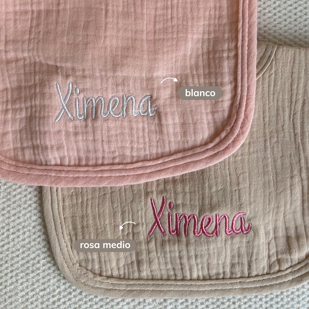 Set baberos niña