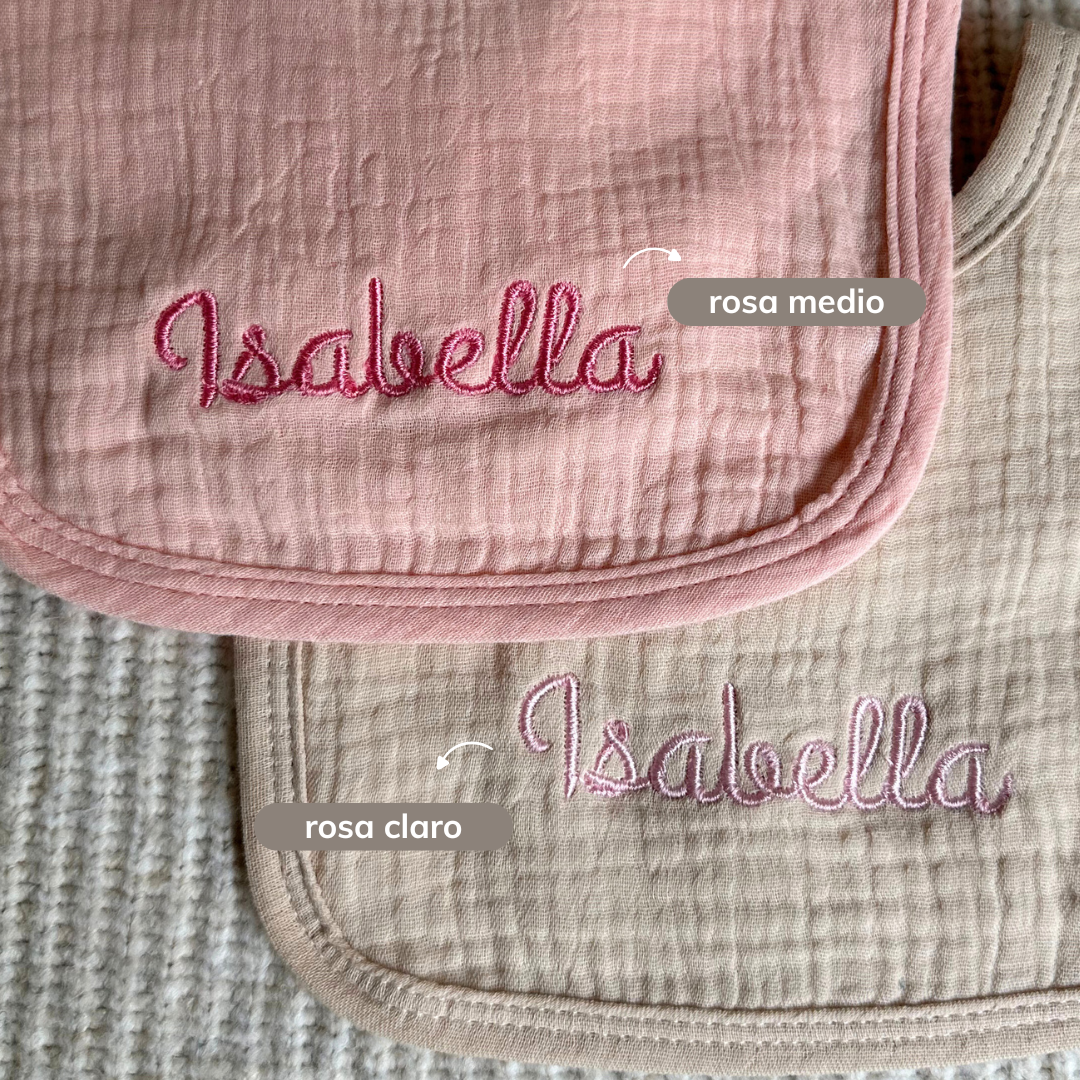 Set baberos niña