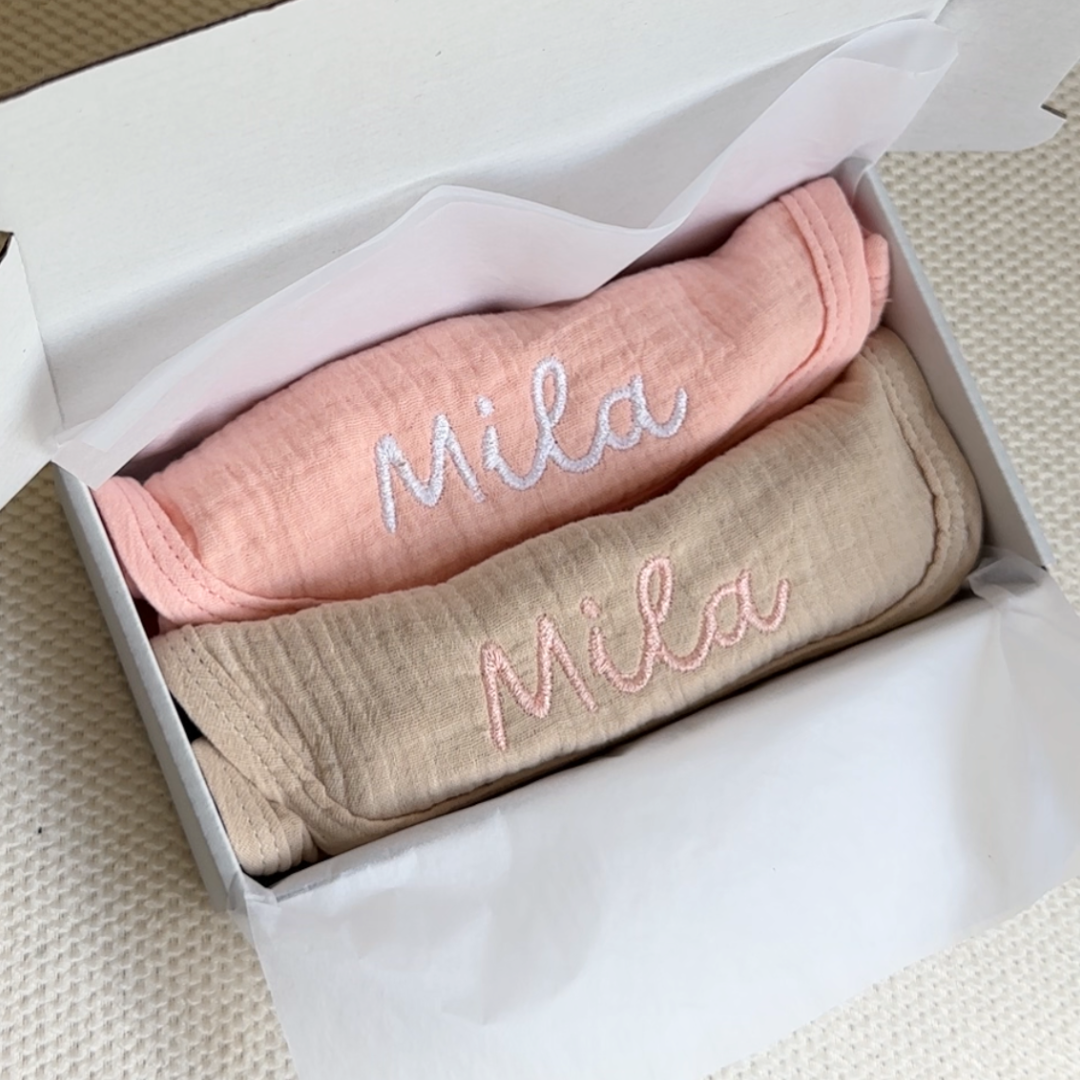 Set baberos niña