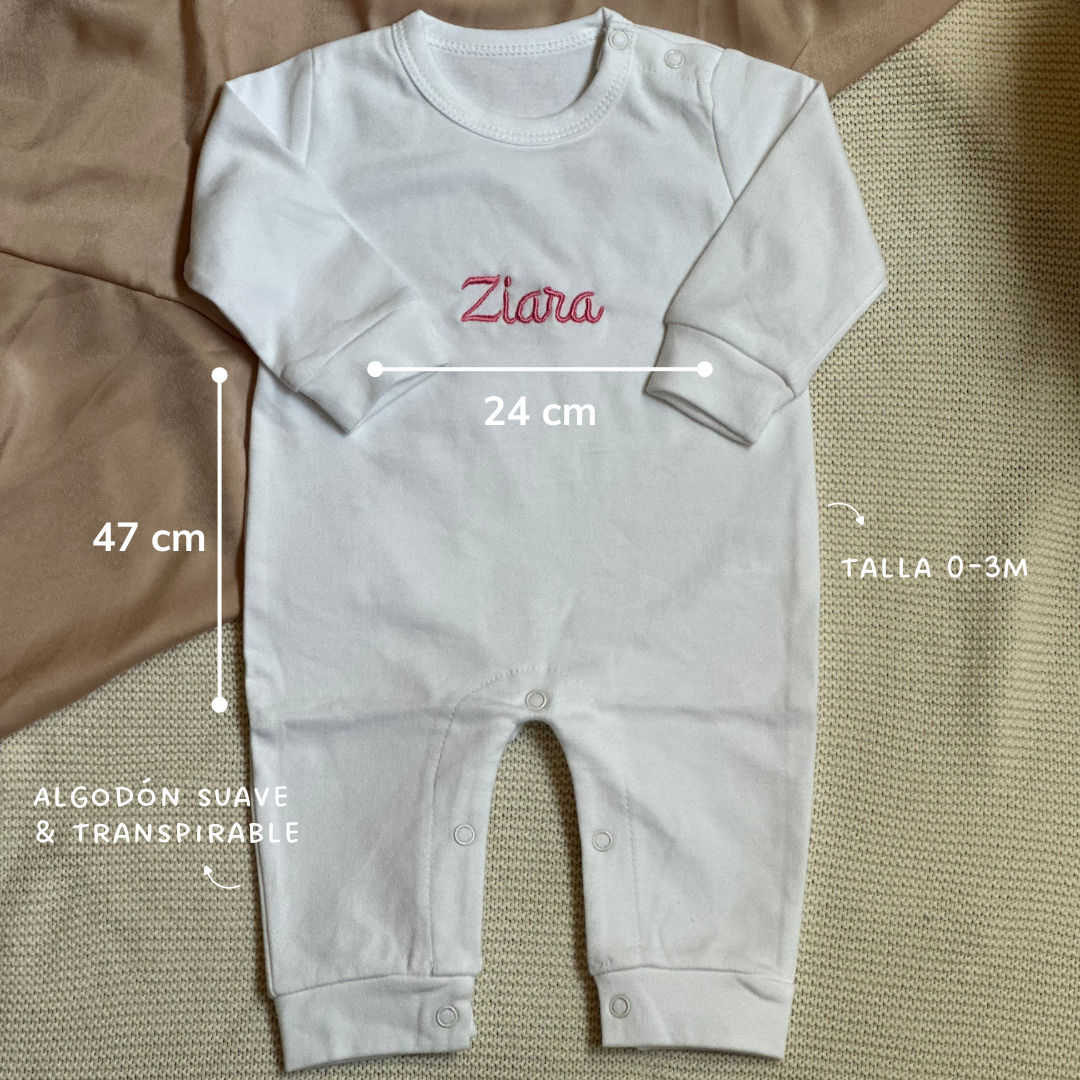 Mameluco bordado niña