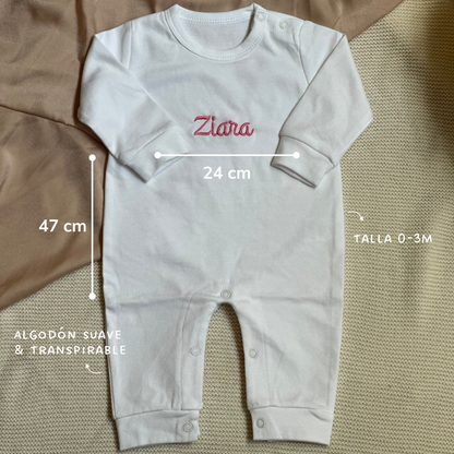 Mameluco bordado niña