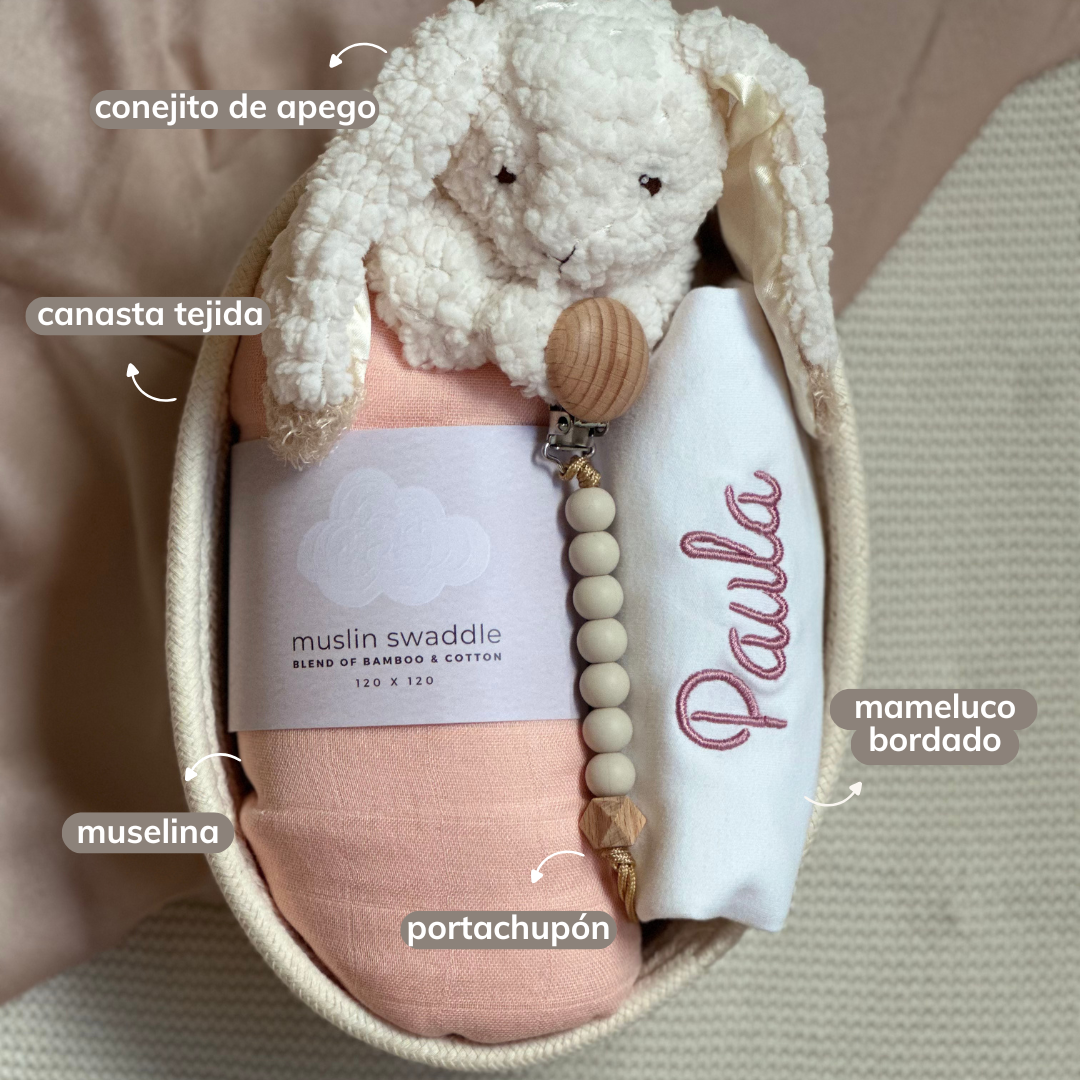 Canasta mameluco para niña