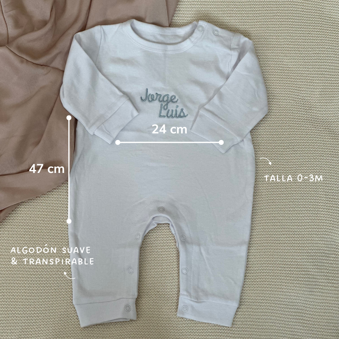 Mameluco bordado niño