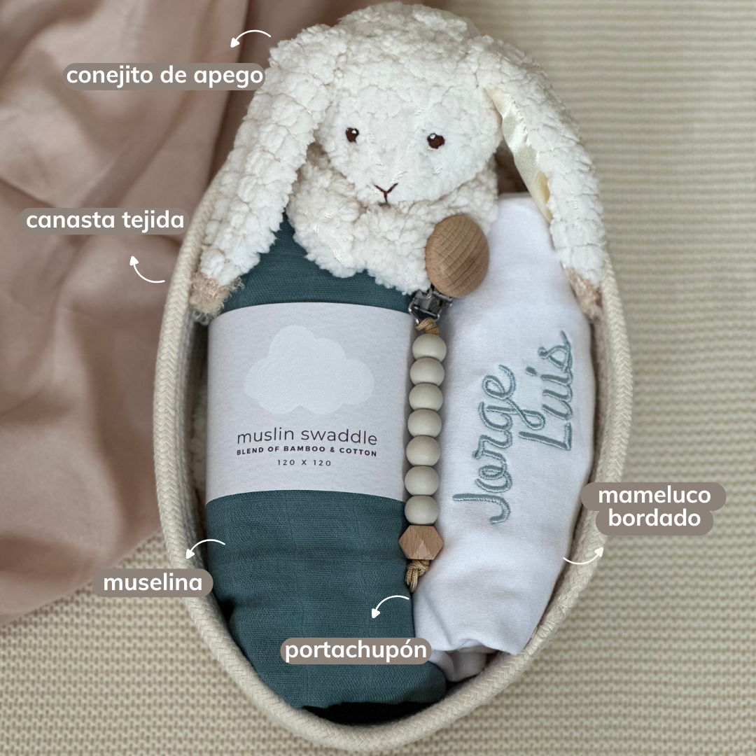 Canasta mameluco para niño